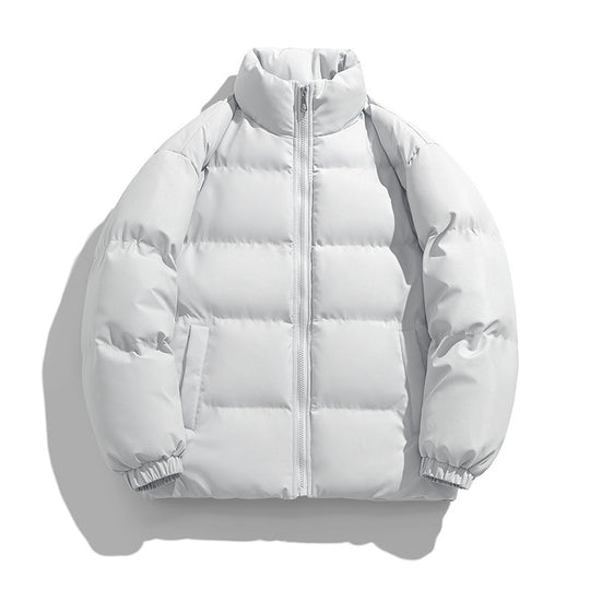 Unisex Leichte gesteppte Daunenoptik Pufferjacke mit Stehkragen und Zwei-Wege-Reißverschluss Nord Taschen