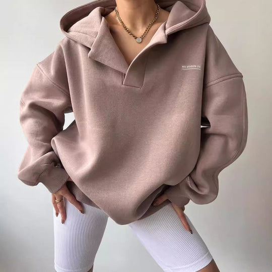 Damen oversized Kapuzenpullover