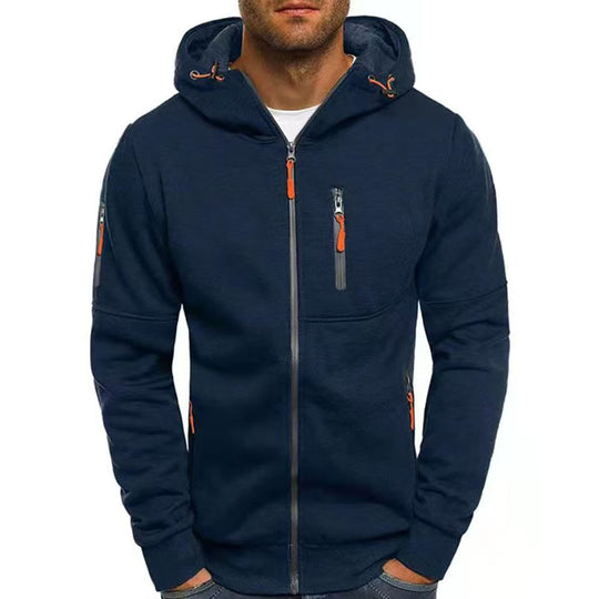 Herren Sportliche Kapuzenjacke mit praktischen Taschen Nord Taschen