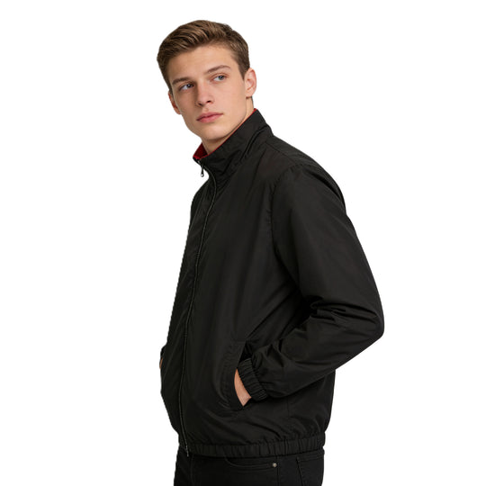 Herren Leichte Packbare Windbreaker-Jacke mit Zweiwege-Reißverschluss Nord Taschen