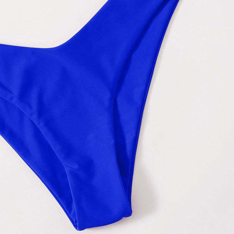 Damen Hochgeschnittene Bikinihose mit hohem Beinausschnitt und komfortablem Schnitt