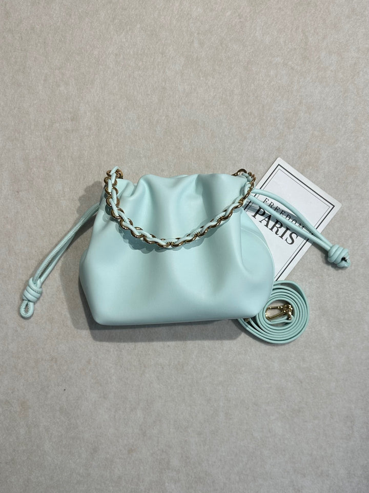 Damen modische Beuteltasche mit künstlerischem Kettenhenkel Nord Taschen