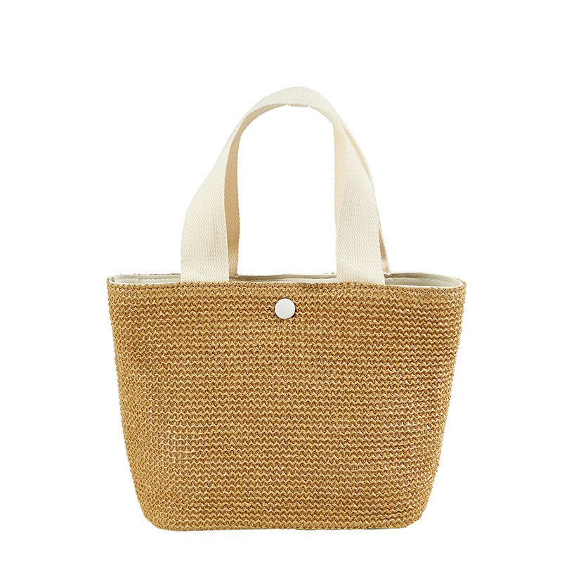 Damen Tote-Bag aus geflochtenem Material mit eleganten Tragegriffen Nord Taschen