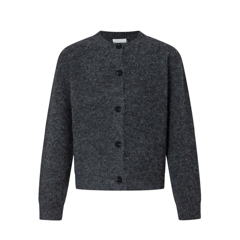 Damen Klassische Strickjacke mit Knopfleiste Nord Taschen