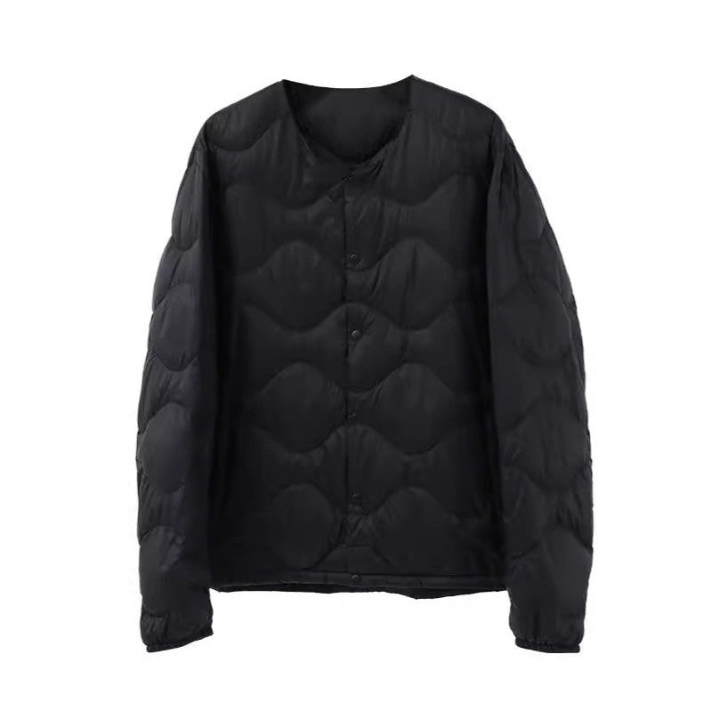 Damen Ärmellose Thermo‑Steppweste mit wellenförmiger Steppung und Druckknopfverschluss Nord Taschen
