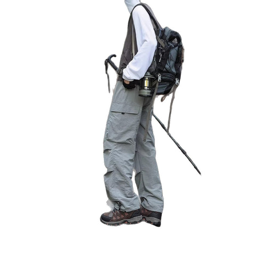 Herren Leichte technische Cargo-Trekkinghose mit Kordelzugbund, verstärkten Saumkanten und verstellbarem Beinabschluss Nord Taschen