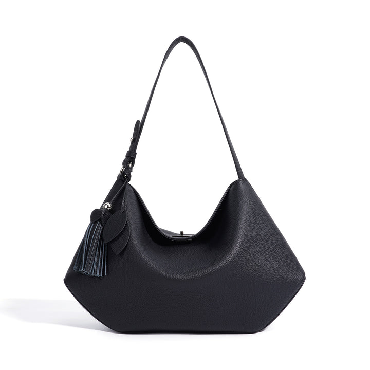 Damen lässige Ledertasche mit asymmetrischem Design Nord Taschen