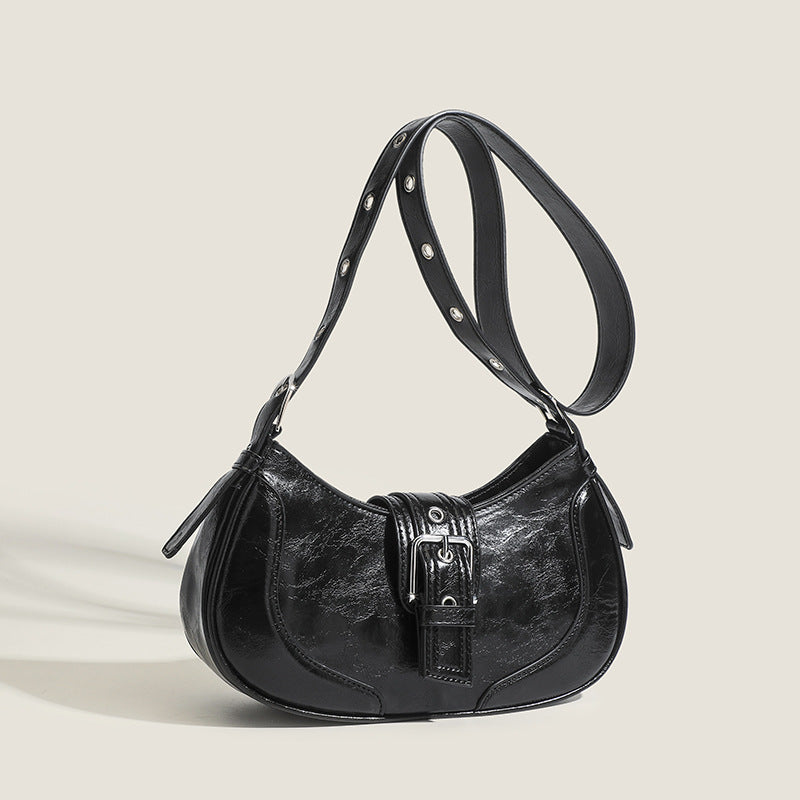 Damen Umhängetasche mit elegantem Schnallenverschluss und strukturierter Oberfläche Nord Taschen