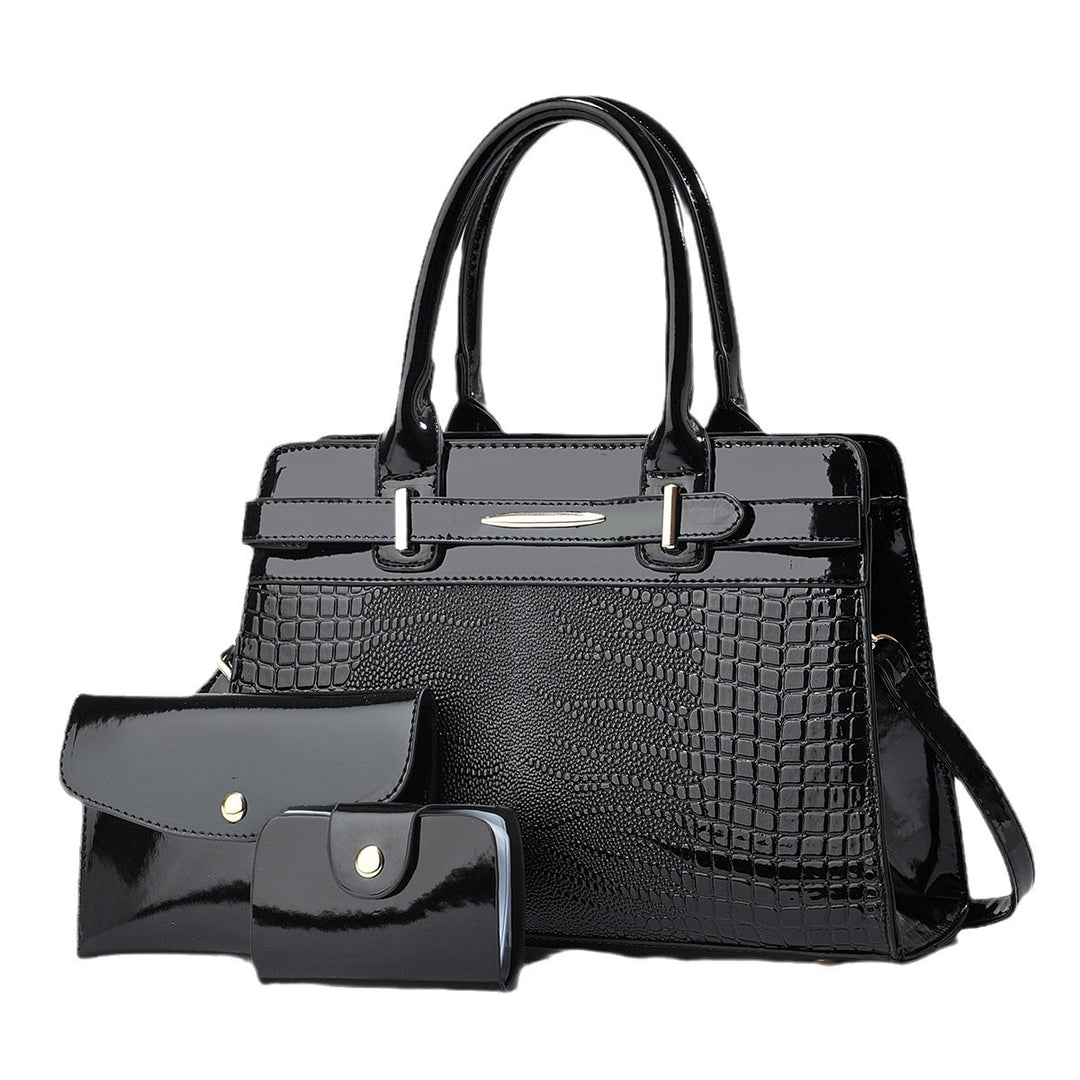 Damen elegante Handtasche mit praktischem Zubehör Nord Taschen