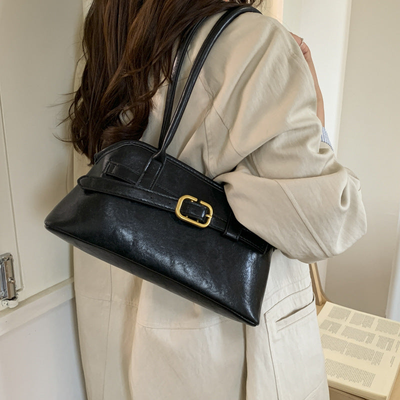Damen Handtasche mit elegantem Schlaufenverschluss Nord Taschen