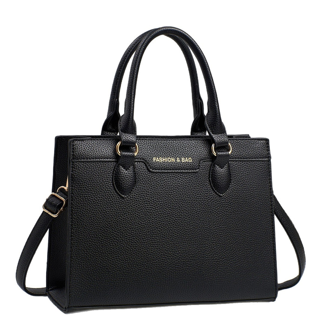 Damen Handtasche im klassischen Design mit abnehmbarem Schulterriemen Nord Taschen