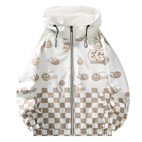 Unisex Stylische Kapuzenjacke mit modernen Grafiken Nord Taschen
