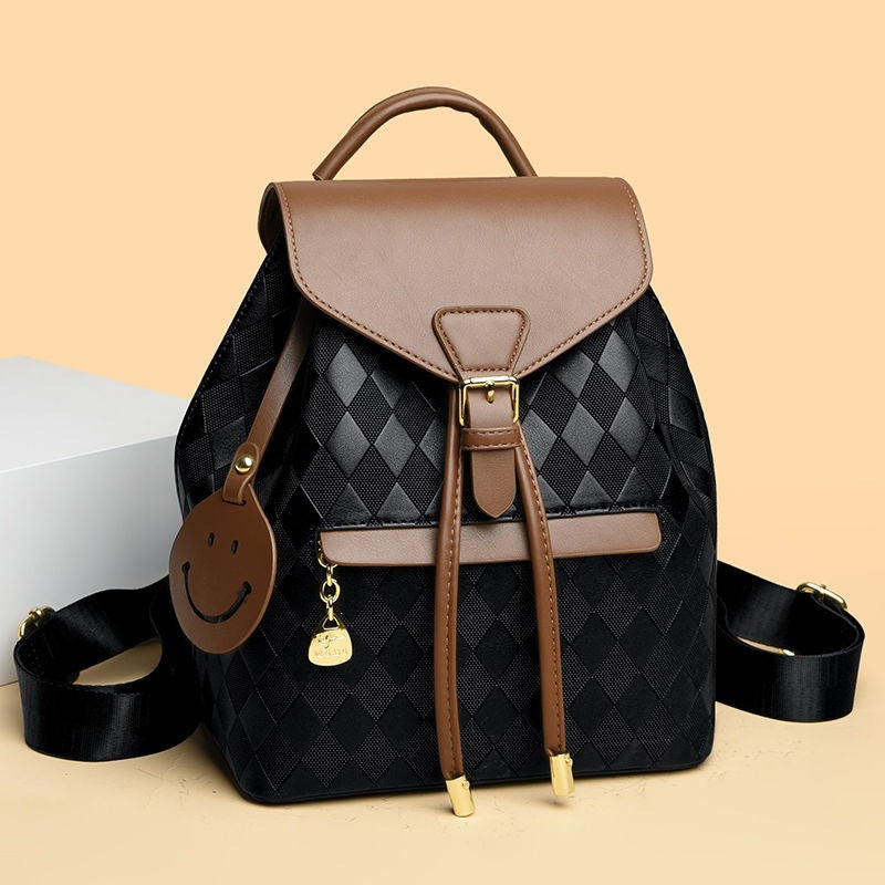 Damen elegante Rucksacktasche mit geflochtenem Design Nord Taschen