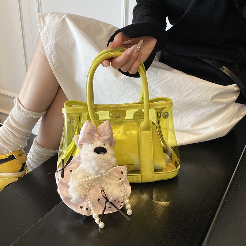 Damen transparente Handtasche Nord Taschen