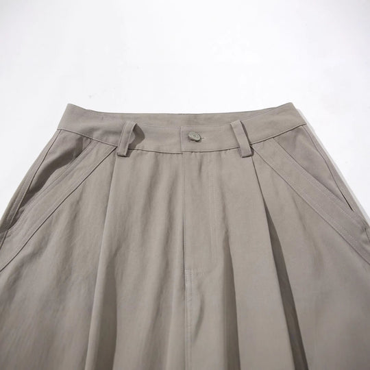 Damen Cropped-Cargo-Culotte mit hoher Leibhöhe und aufgesetzten Klappentaschen Nord Taschen