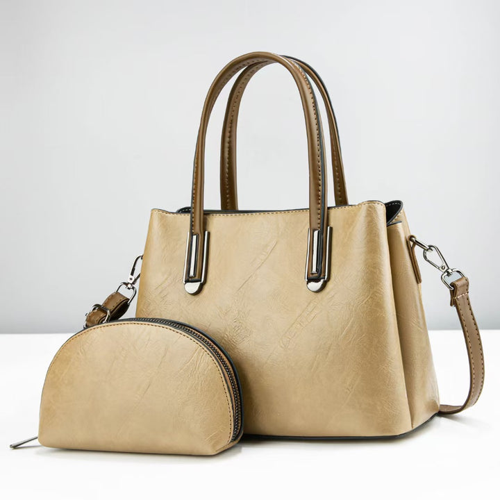 Damen handliche Handtasche mit abnehmbarer Kosmetiktasche Nord Taschen