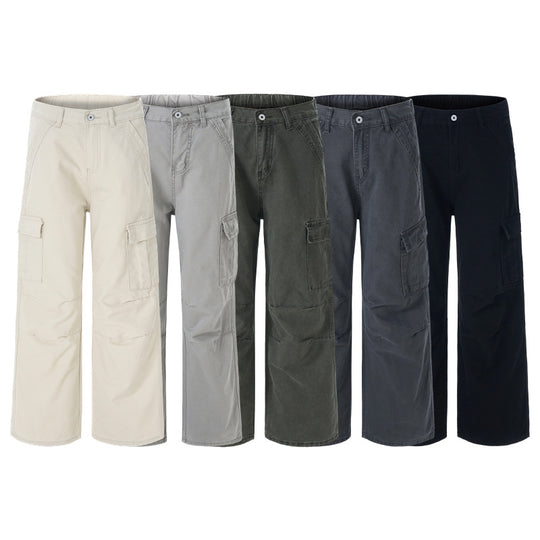 Damen Extraweite utilitaristische Cargohose mit tiefem Schritt und abnehmbarem Schlüsselanhänger Nord Taschen
