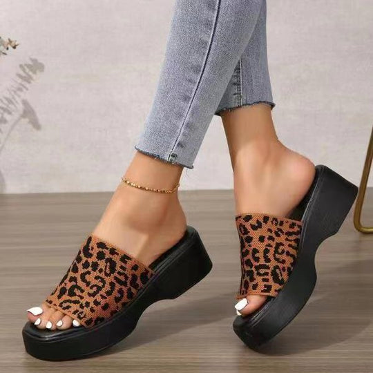 Damen Komfortable Blockabsatz-Sandalen mit breitem Riemen