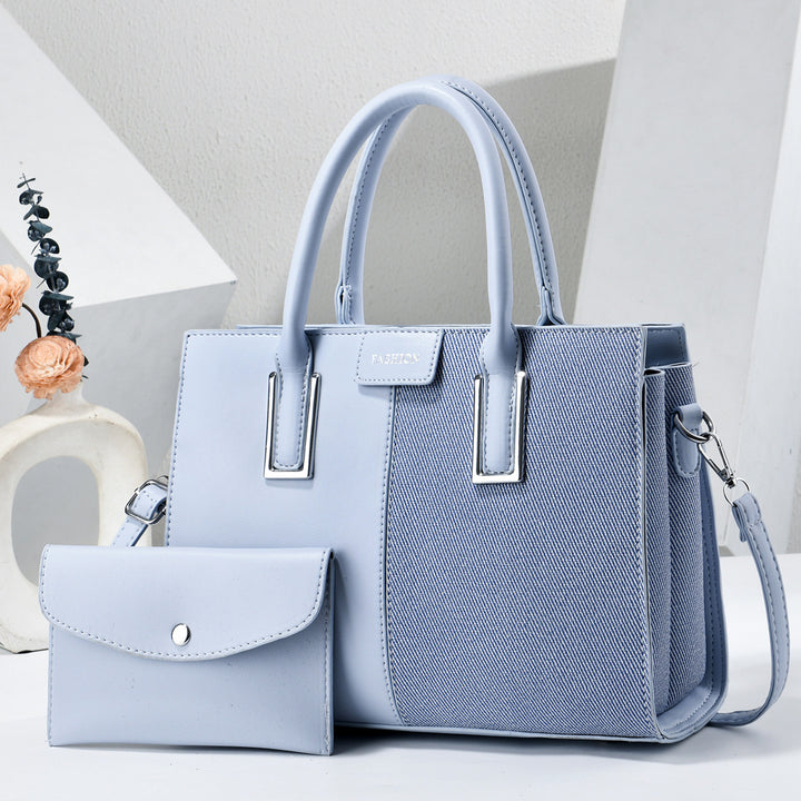 Damen hochwertige Handtasche mit abnehmbarem Portemonnaie Nord Taschen