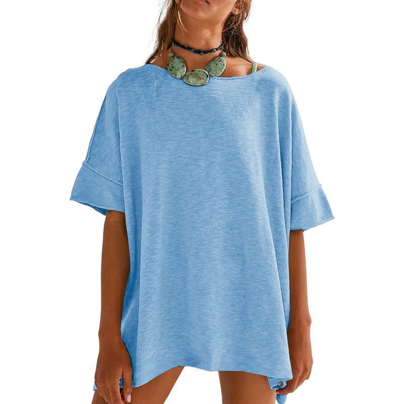 Damen Oversized Relaxed Fit T-Shirt