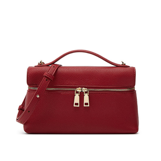 Damen Handtasche mit luxuriösem, strukturiertem Design und goldenen Akzenten Nord Taschen