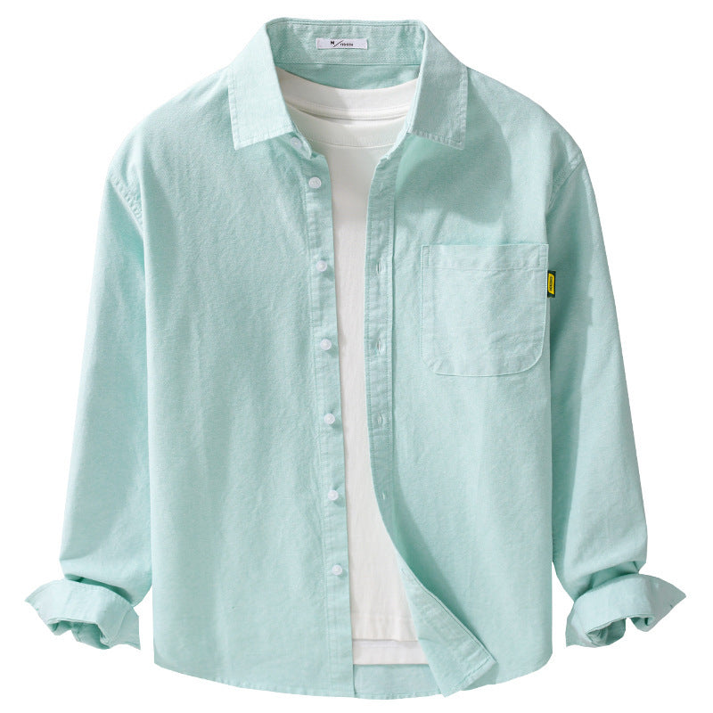 Damen Leichtes Baumwoll-Overshirt mit Kentkragen, aufgesetzter Brusttasche und Relaxed-Fit Nord Taschen