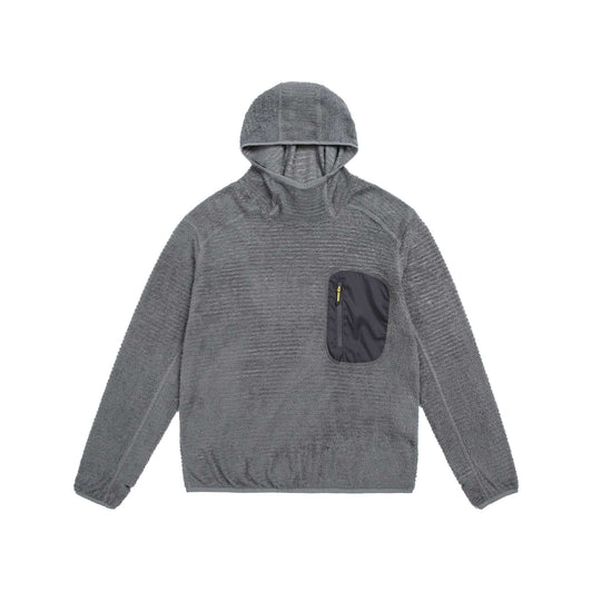 Unisex kuscheliger Kapuzen-Fleecepullover mit Brust-Reißverschlusstasche und elastischem Saum Nord Taschen