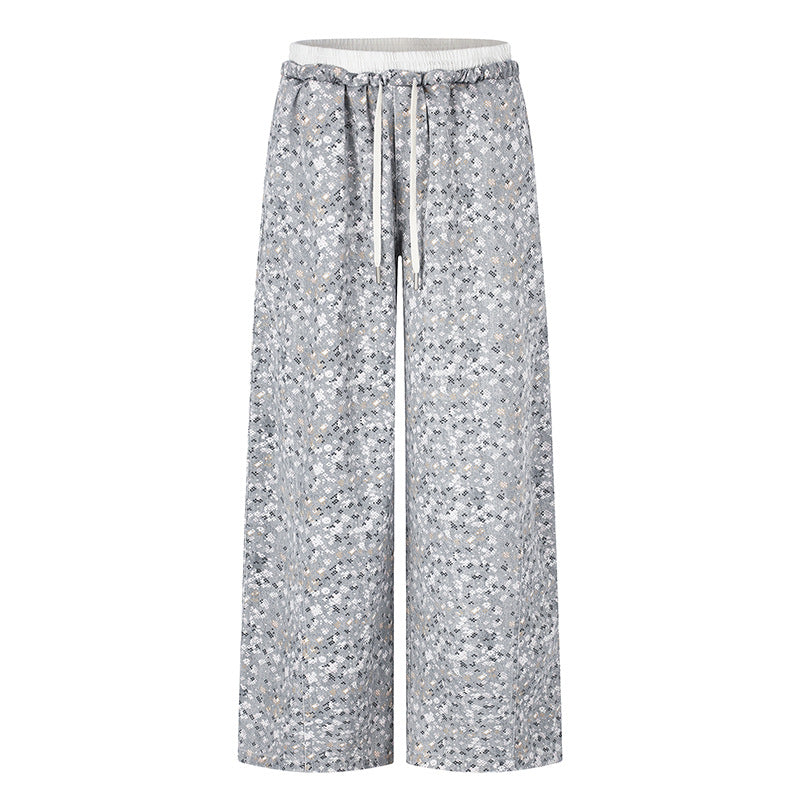 Damen Palazzo‑Glitzerhose mit elastischem Bund und Kordelzug Nord Taschen