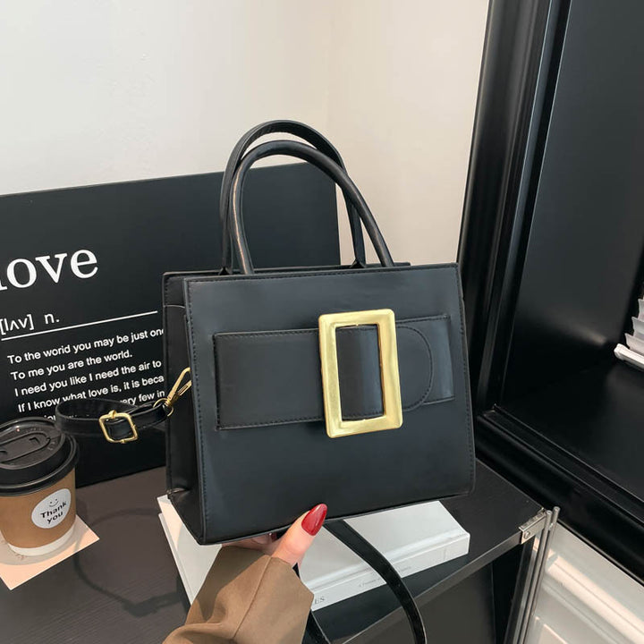 Damen-Handtasche mit dekorativer Schnallenapplikation Nord Taschen