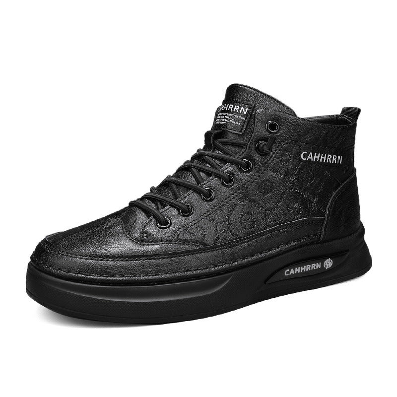 Damen Modische High-Top Sneakers mit atmungsaktiver Oberflächenstruktur