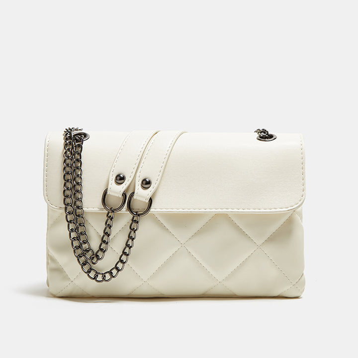 Damen Clutch-Tasche mit elegantem Steppmuster und modischem Kettenhenkel Nord Taschen