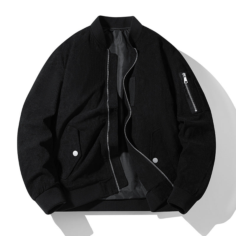 Herren Sportliche Bomberjacke mit Reißverschluss und praktischen Taschen Nord Taschen