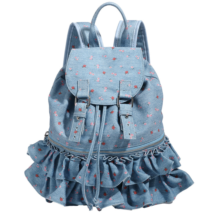 Damen Rucksack mit fransiger Rüschendetail Nord Taschen