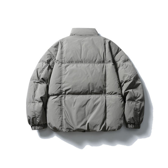Herren Boxy-Steppjacke mit hohem Standkragen, Karo-Steppung und elastischem Saum Nord Taschen