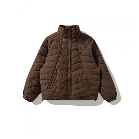 Unisex Gepolsterte Steppjacke mit hohem Kragen, Kordelzugsaum und elastischen Bündchen Nord Taschen