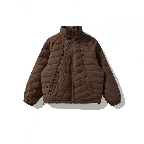 Unisex Gepolsterte Steppjacke mit hohem Kragen, Kordelzugsaum und elastischen Bündchen Nord Taschen