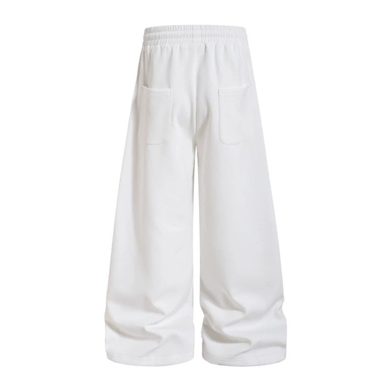 Damen Weite Lounge-Hose mit hohem Komfortbund, Tunnelzug, Stern- und Streifen-Print Nord Taschen