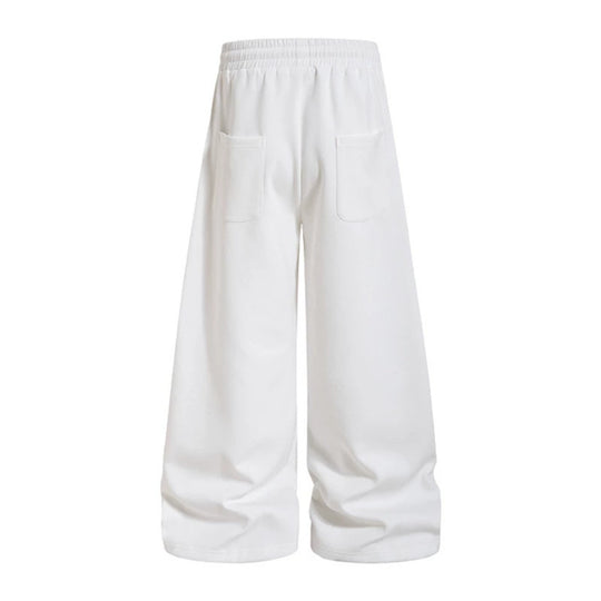 Damen Weite Lounge-Hose mit hohem Komfortbund, Tunnelzug, Stern- und Streifen-Print Nord Taschen