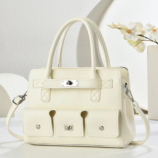 Damen Handtasche mit praktischem Fächersystem und abnehmbarem Schulterriemen Nord Taschen