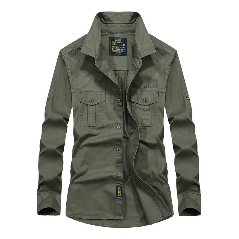 Herren Multifunktionale Freizeit-Hemdjacke Nord Taschen