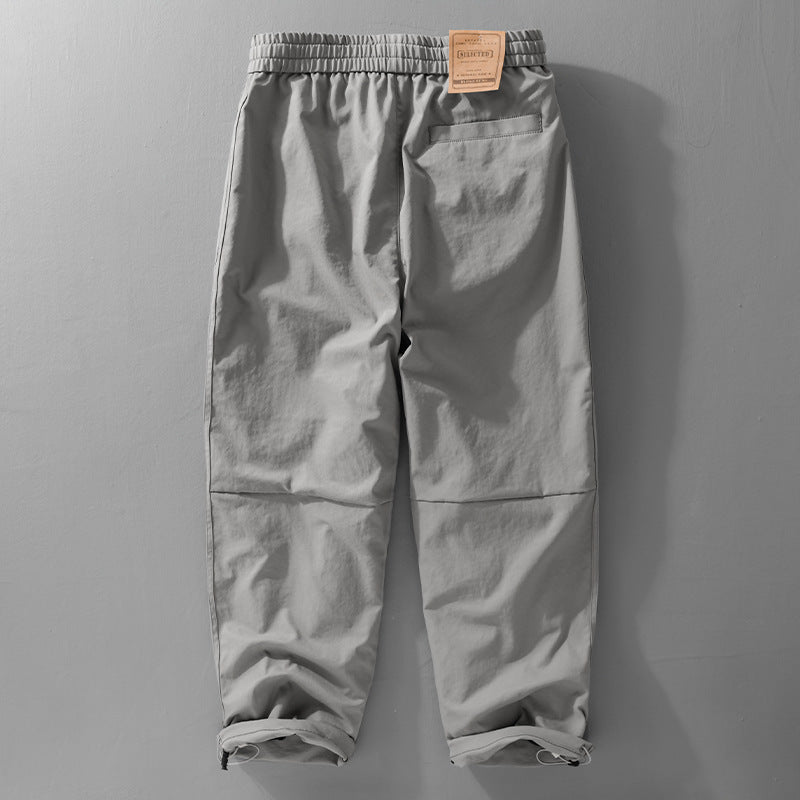 Herren Relaxte Jogger-Chino mit Kordelbund und dekorativen Seitennähten Nord Taschen