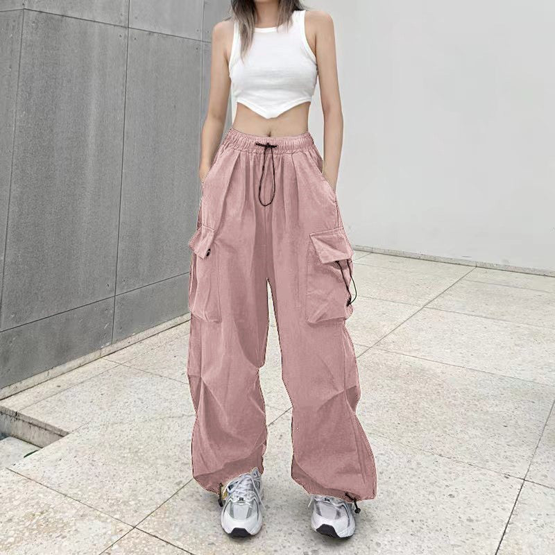 Damen Cargo-Hose mit weitem Schnitt und praktischen Taschen