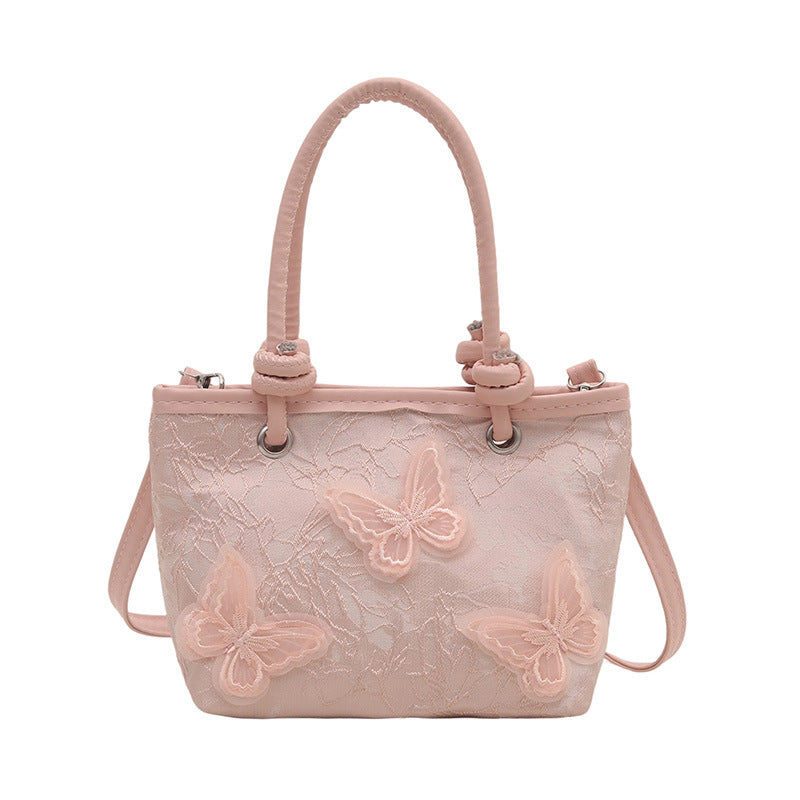 Damen Handtasche mit floralen Stickereien und verstellbarem Schulterriemen Nord Taschen
