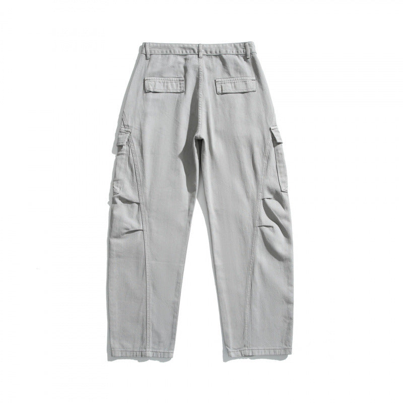 Herren Cargo-Hose im Utility-Stil mit Klappentaschen und geradem Bein Nord Taschen