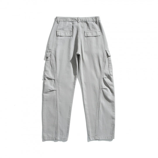 Herren Cargo-Hose im Utility-Stil mit Klappentaschen und geradem Bein Nord Taschen