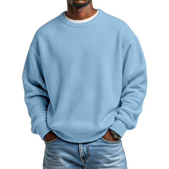 Herren Bequemer Sweatpullover mit Waffelstruktur Nord Taschen
