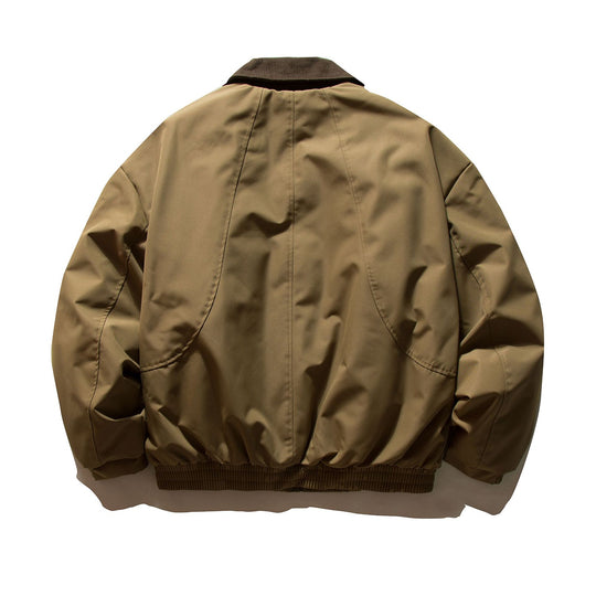 Herren Kurz geschnittener thermoisolierter Field‑Blouson mit Cordkragen und großzügigen Pattentaschen Nord Taschen