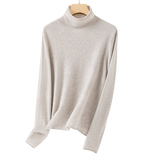 Damen Feiner Rollkragenpullover aus ultraleichtem Feinstrick mit schlanker Silhouette Nord Taschen