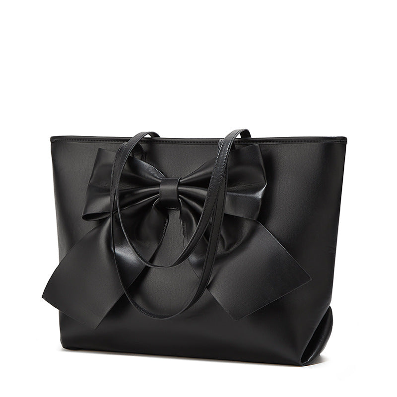 Damen Tote-Tasche mit eleganter Schleife und geräumigem Innenfach Nord Taschen