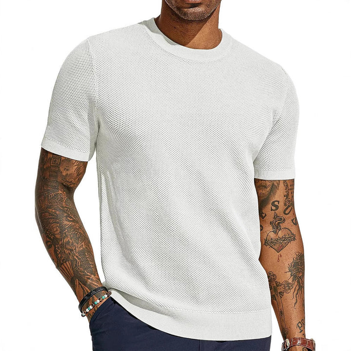 Herren atmungsaktives Netz-T-Shirt